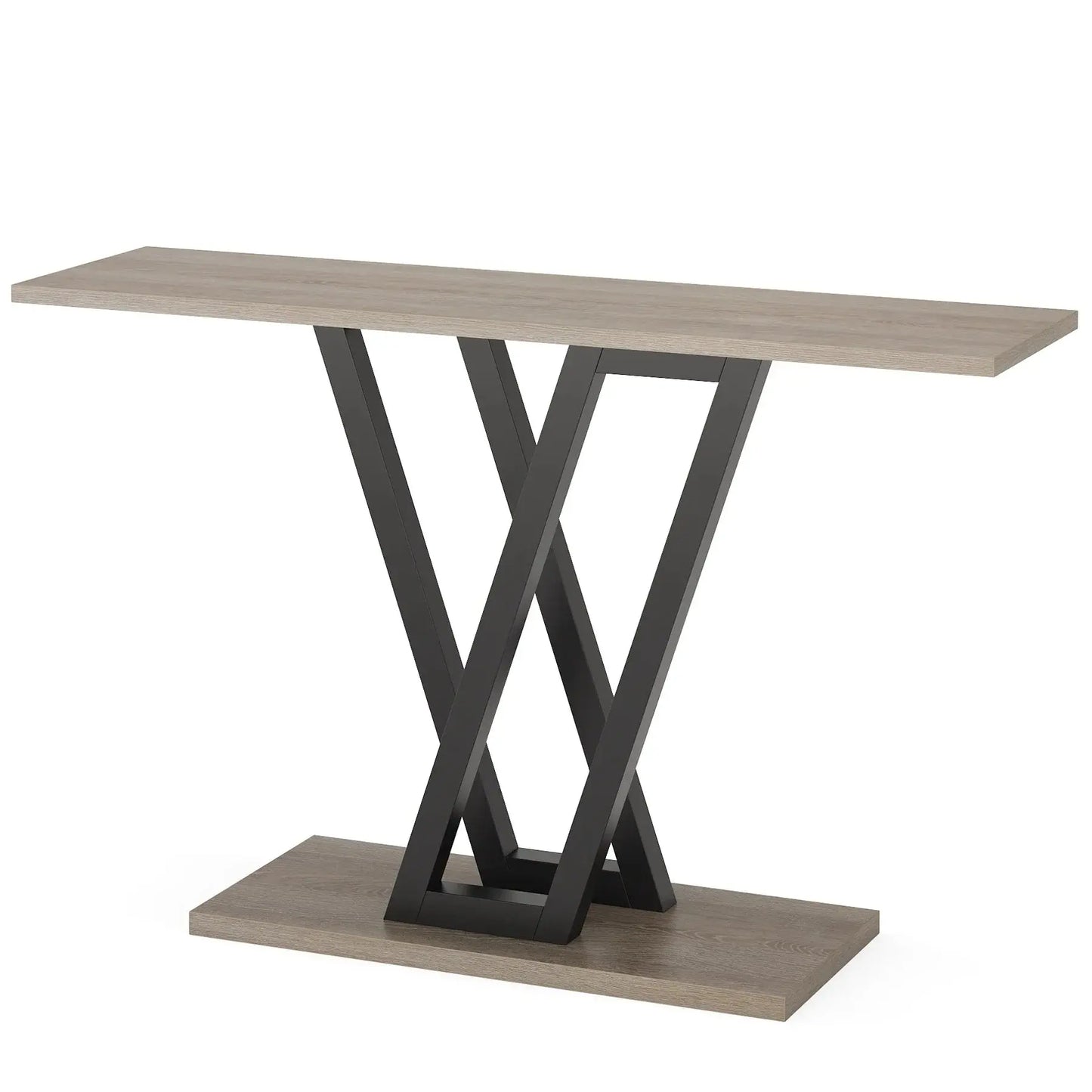 Tribesigns Industrial Console Table - Modern Wood Entryway Furniture for Living Room, 43.3" L Klassyx