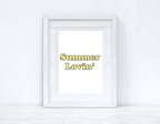 Summer Lovin' Summer Seasonal Wall Home Decor Print