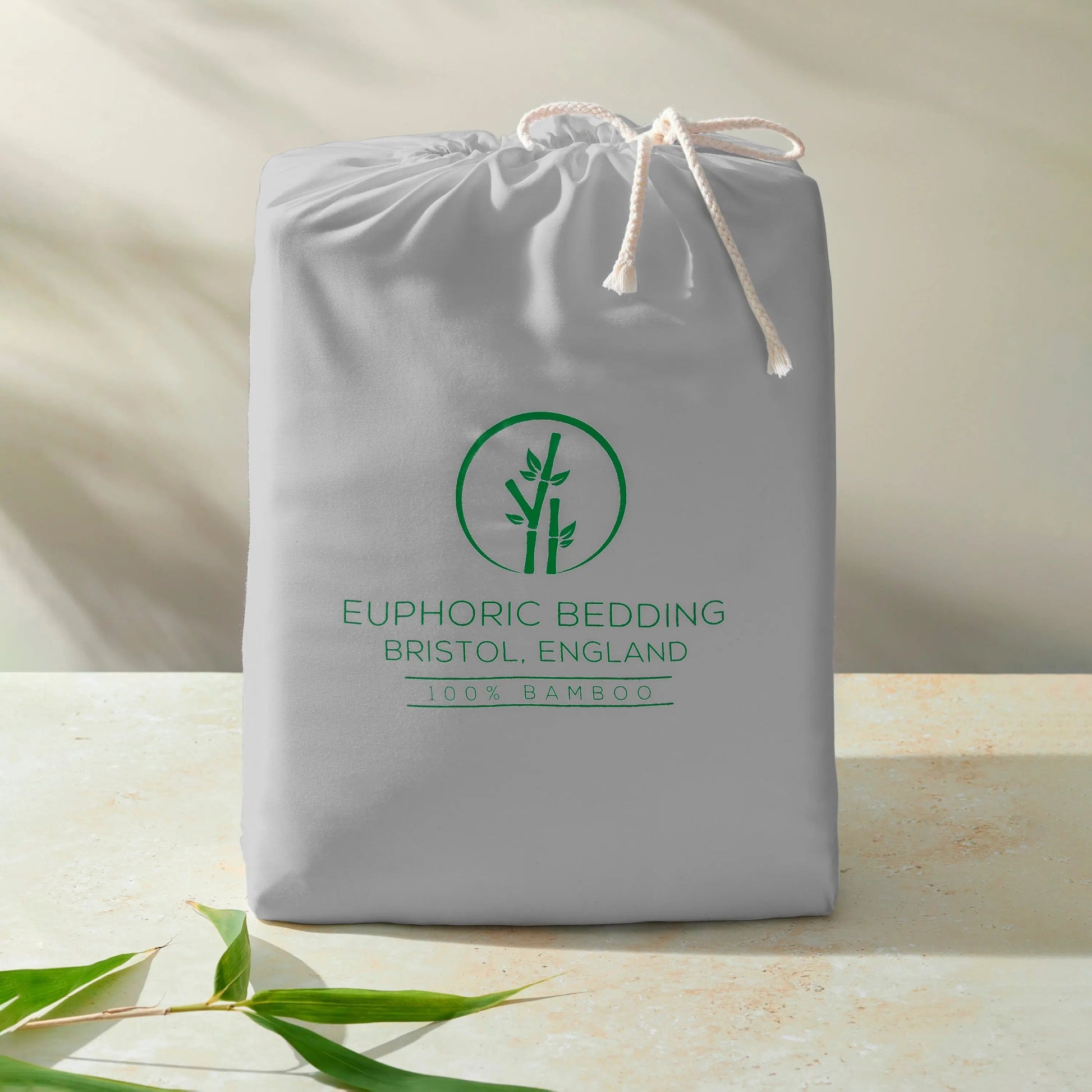 Bamboo Duvet Bed Set in Grey Euphoric Bedding