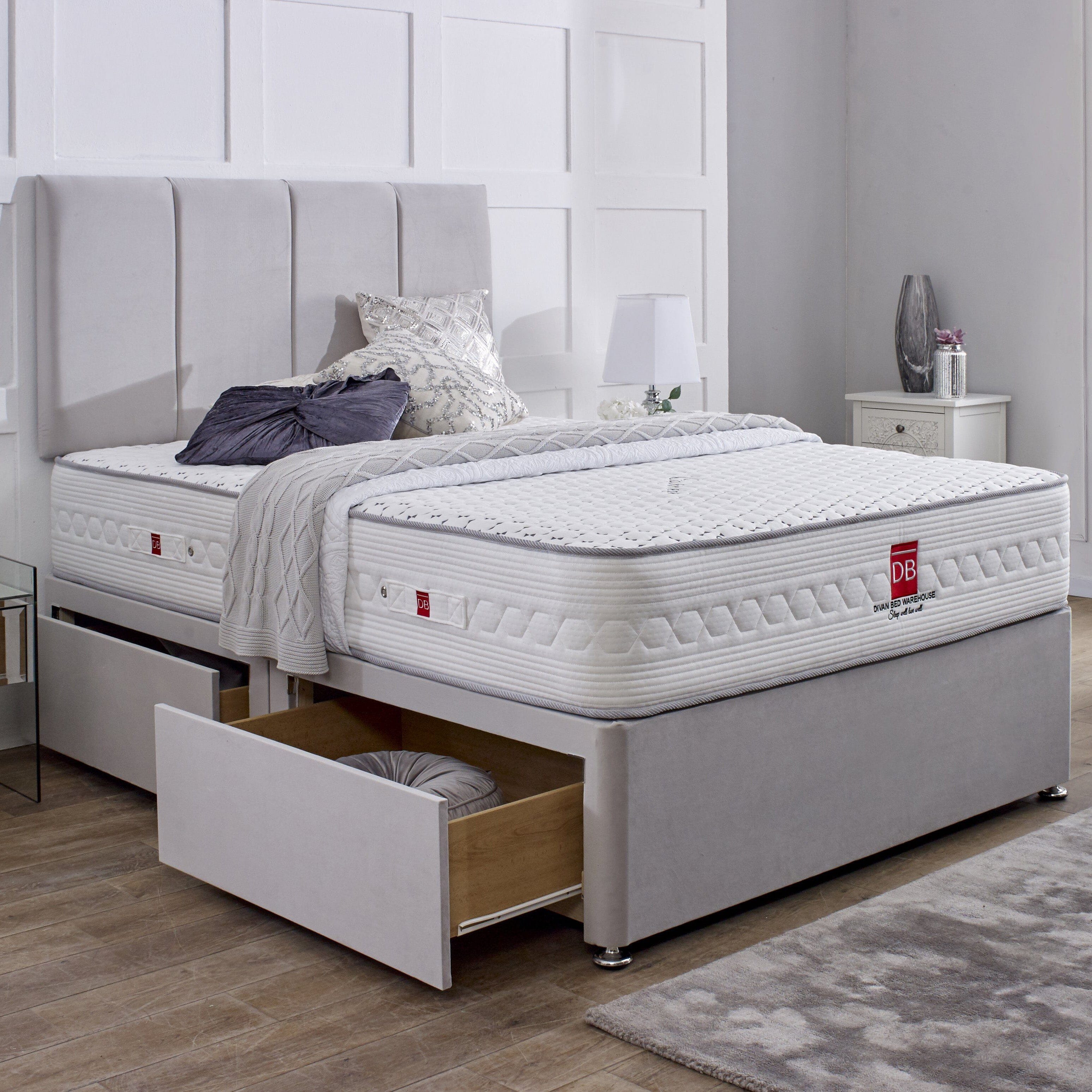Worcester Divan Bed Set with Headboard