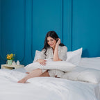 Ackly Bamboo - White Duvet Cover