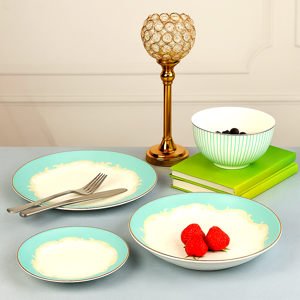 Alba Royal Bone China Dinner Set - 16 | 24 Piece