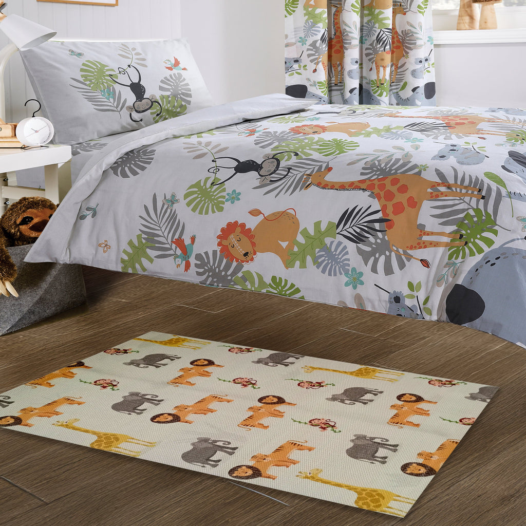 Animal Printed Rug Safari Modern Non-Slip Soft Durable Floor Rug for Living Room Bedroom Hallway & Office by OLIVIA ROCCO