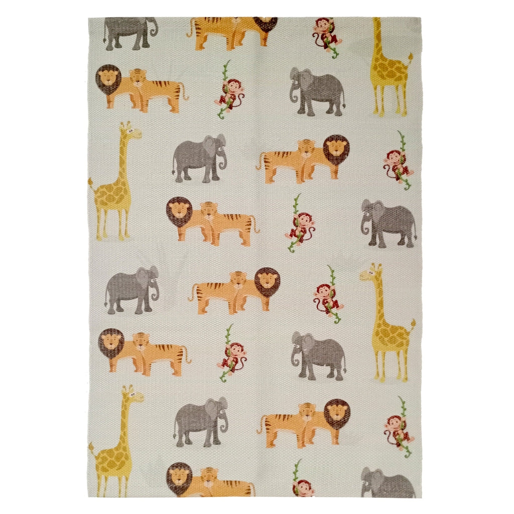 Animal Printed Rug Safari Modern Non-Slip Soft Durable Floor Rug for Living Room Bedroom Hallway & Office by OLIVIA ROCCO