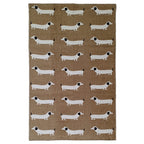 Animal Printed Rug Sausage Dog Modern Non-Slip Soft Durable Floor Rug for Living Room Bedroom Hallway & Office by OLIVIA ROCCO