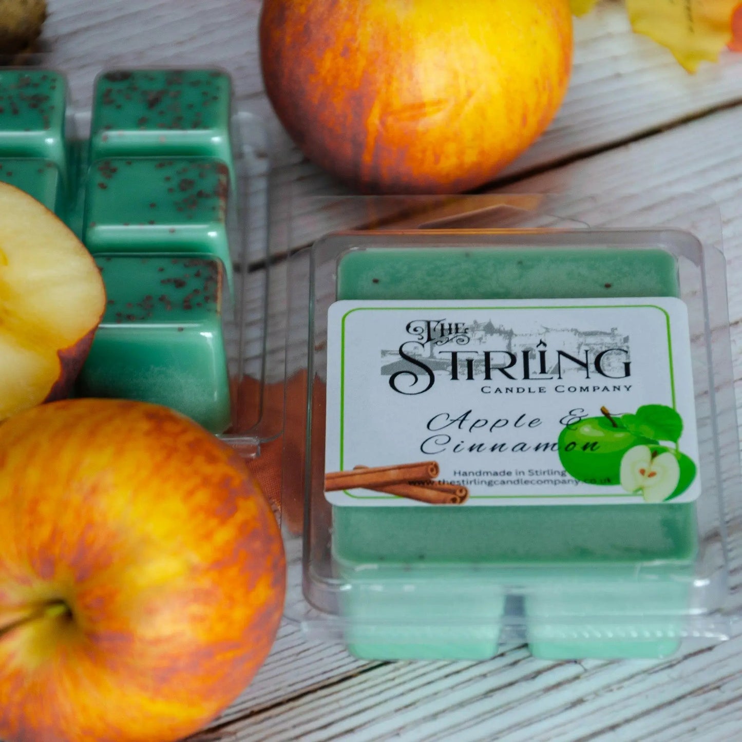 Apple & Cinnamon - Wax Melt Clamshell The Stirling Candle Company