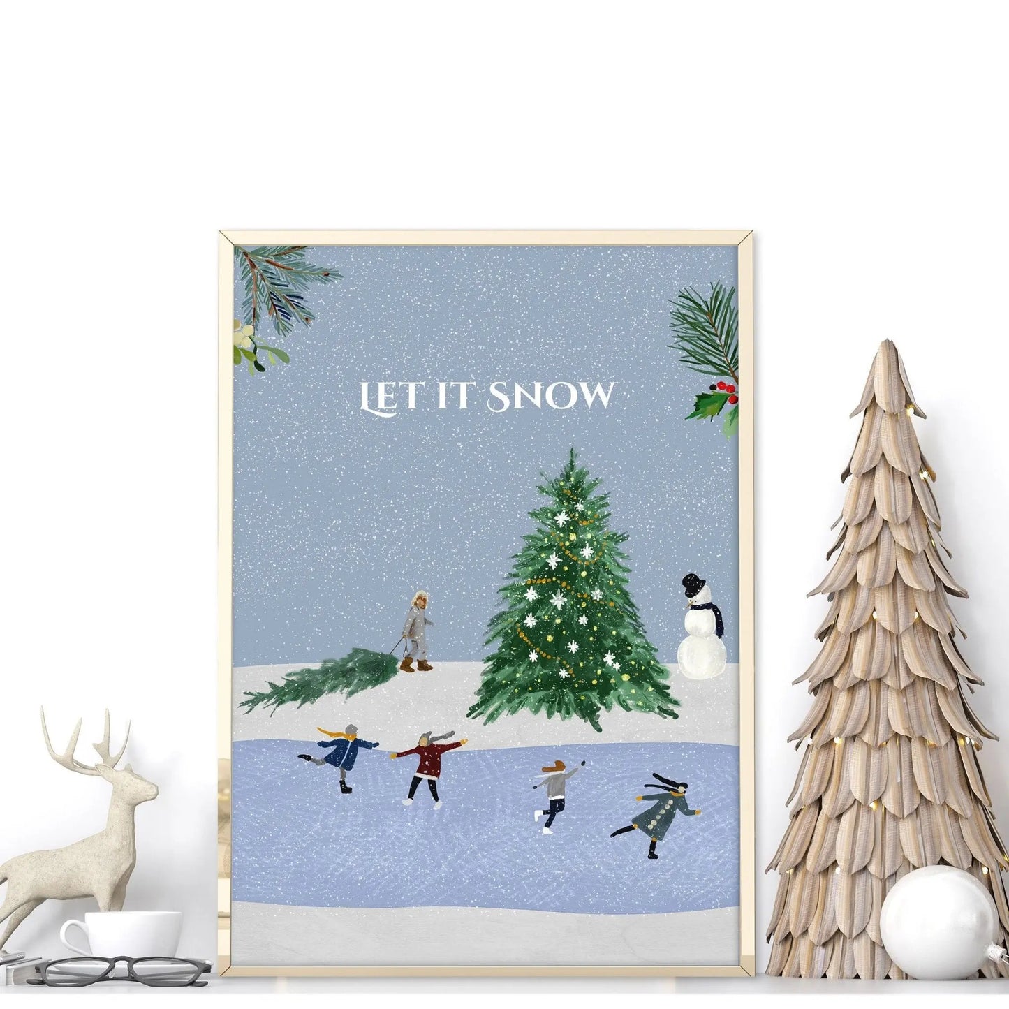 Art of Christmas | unique art print About Wall Art