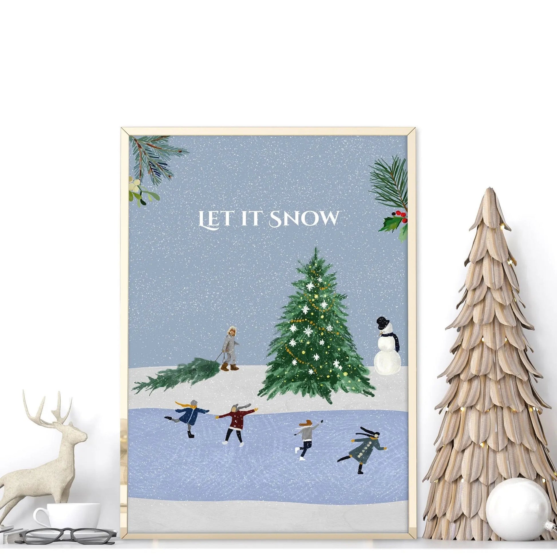 Art of Christmas | unique art print About Wall Art