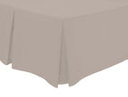 Basics Fitted Pleated Valance Super Soft Indus Valley Cotton Blend Sheet Multiple Sizes and Colours Luxurious Bedding OEKO-TEX Certified by OLIVIA ROCCO