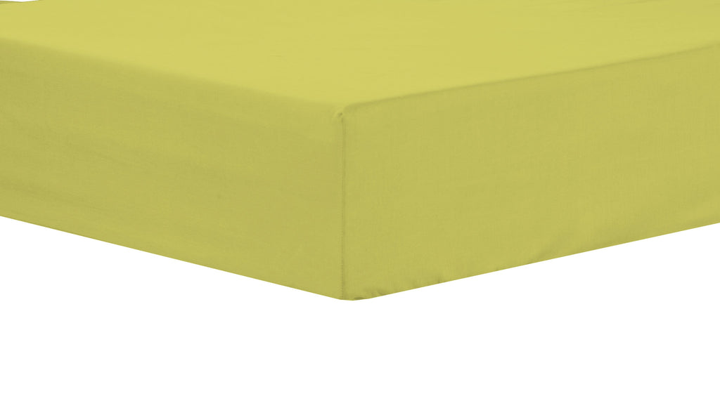 Basics Super Soft Durable Fitted Sheet High-Quality Indus Valley Cotton Linen Elasticated for Perfect Fit Multiple Sizes and Colours OEKO-TEX Certified Bedding by OLIVIA ROCCO