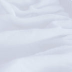 Bella Flannelette Brushed Cotton - White Fitted Sheet