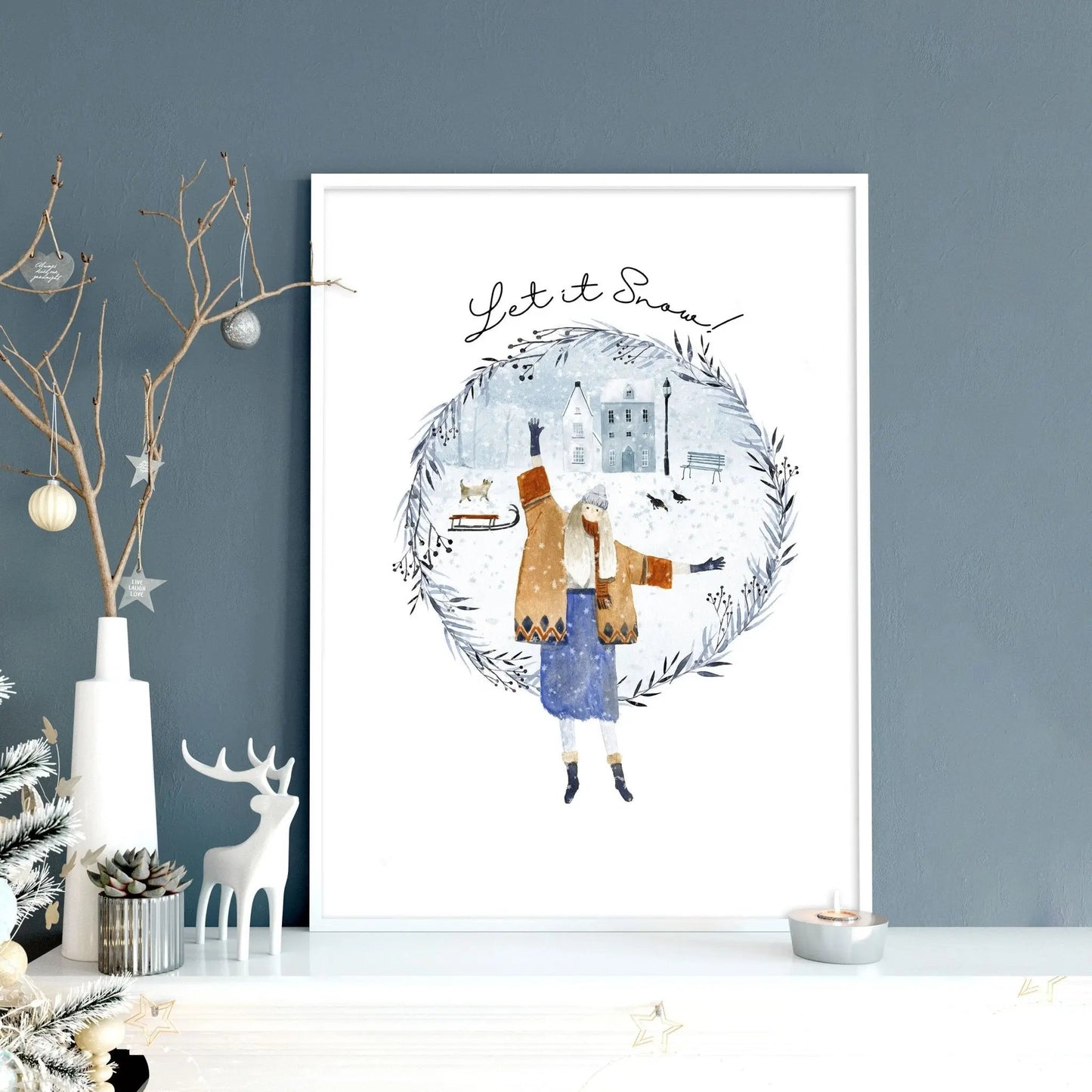 Christmas decor gift | wall art print About Wall Art