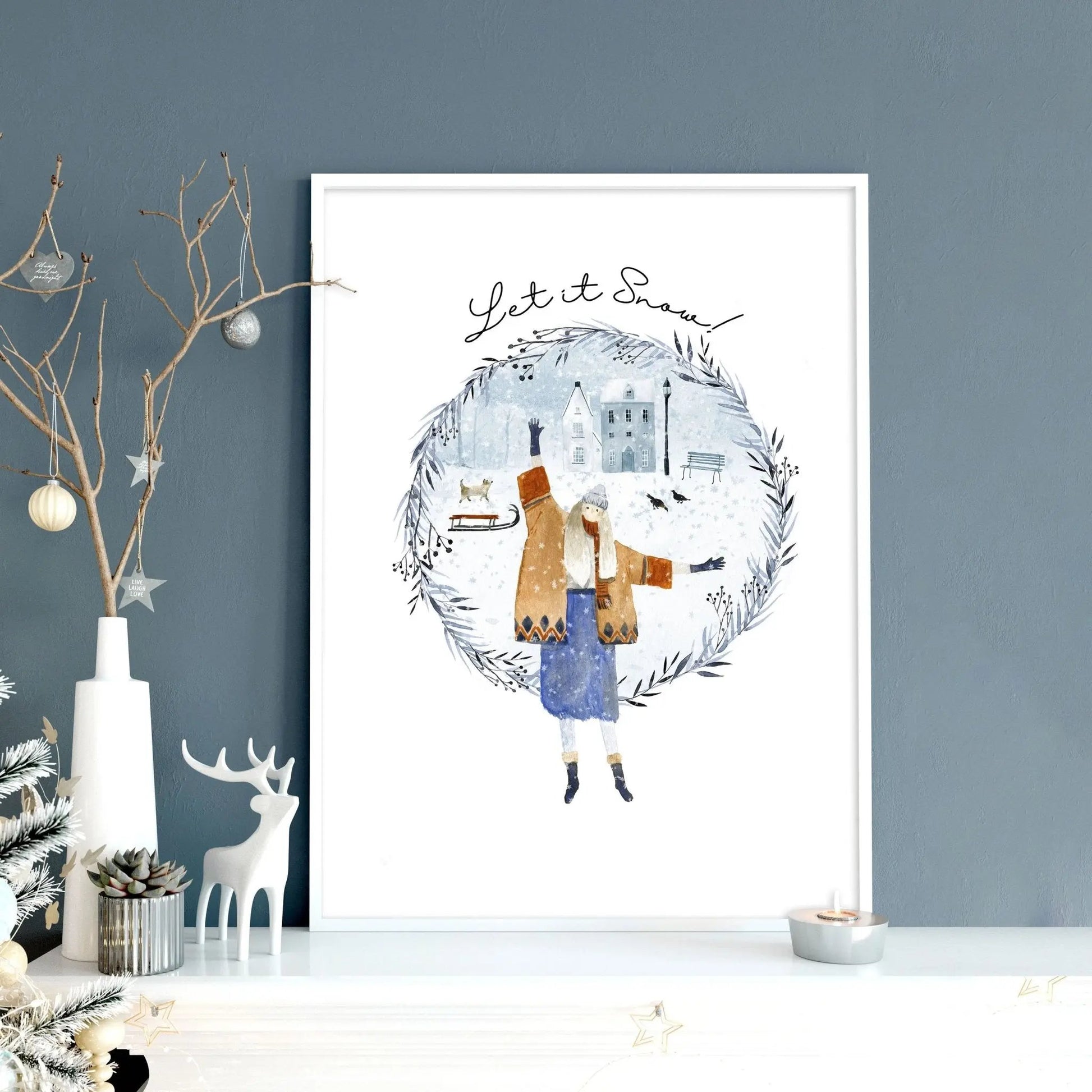 Christmas decor gift | wall art print About Wall Art