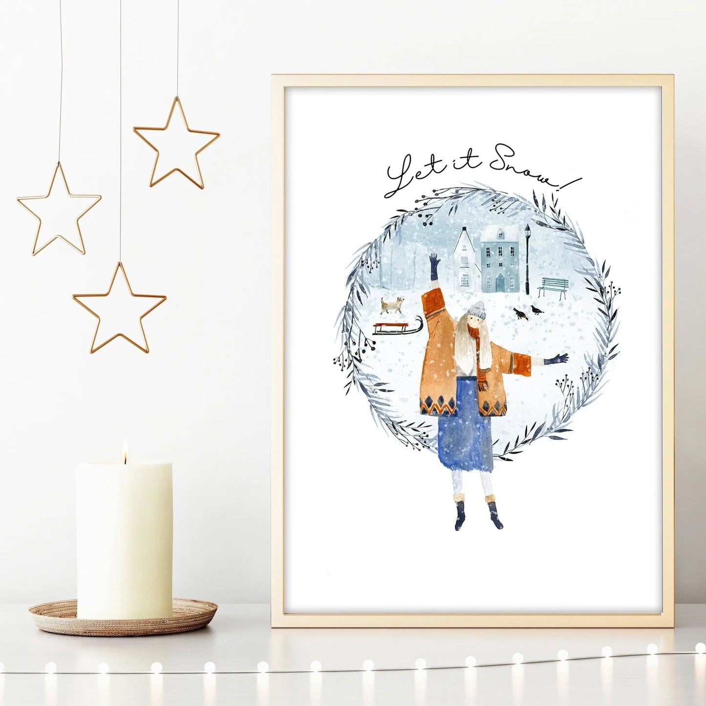 Christmas decor gift | wall art print About Wall Art