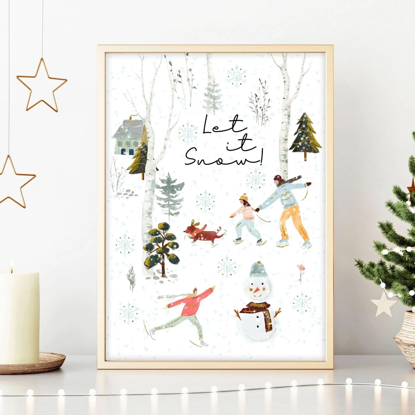 Christmas decor indoor wall art print About Wall Art