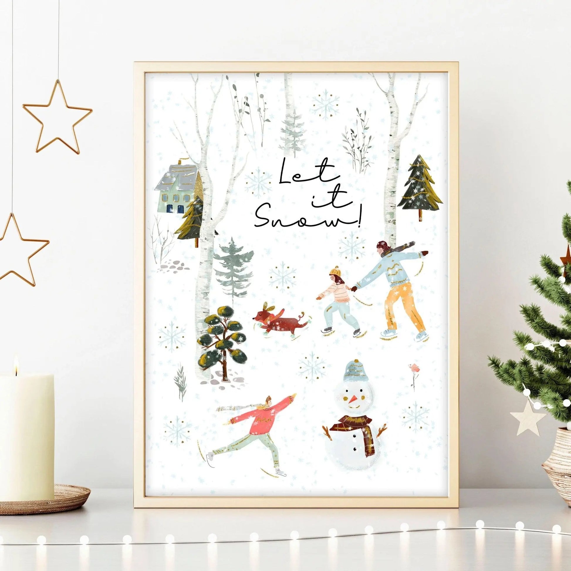 Christmas decor indoor wall art print About Wall Art
