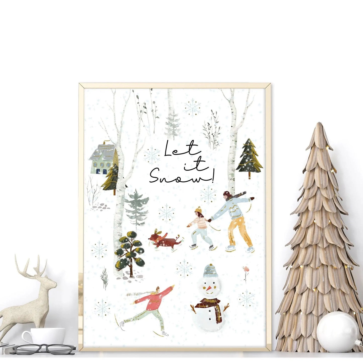 Christmas decor indoor wall art print About Wall Art