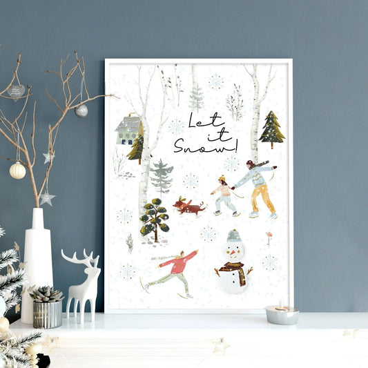 Christmas decor indoor wall art print About Wall Art