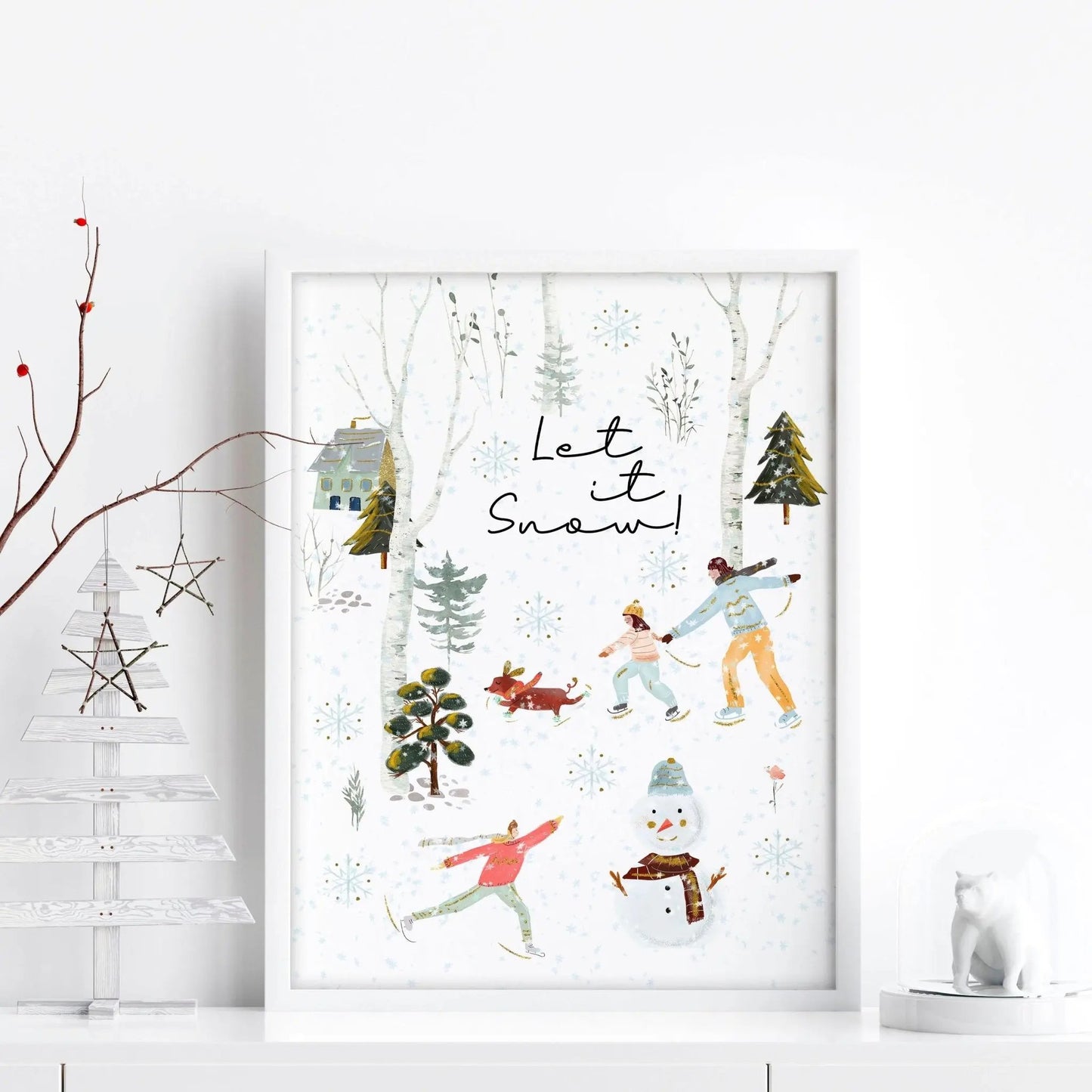 Christmas decor indoor wall art print About Wall Art