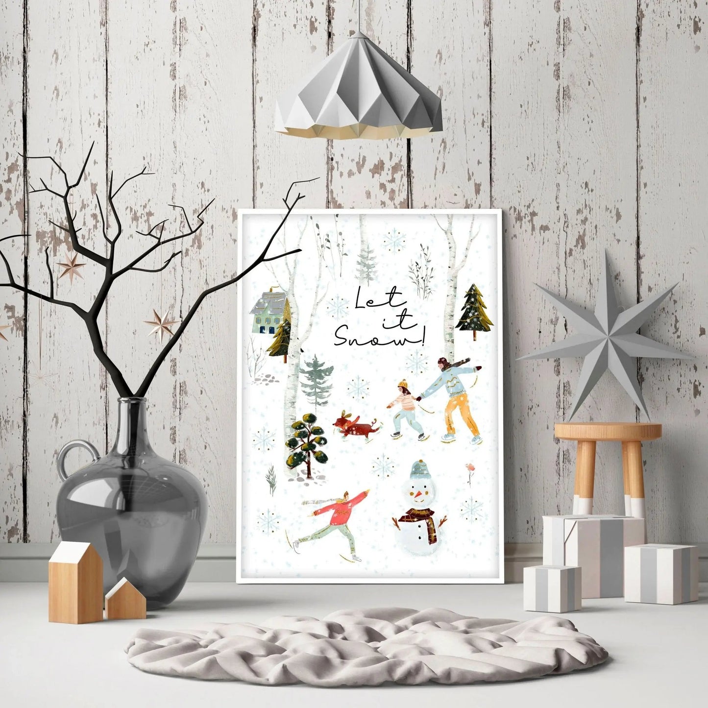 Christmas decor indoor wall art print About Wall Art