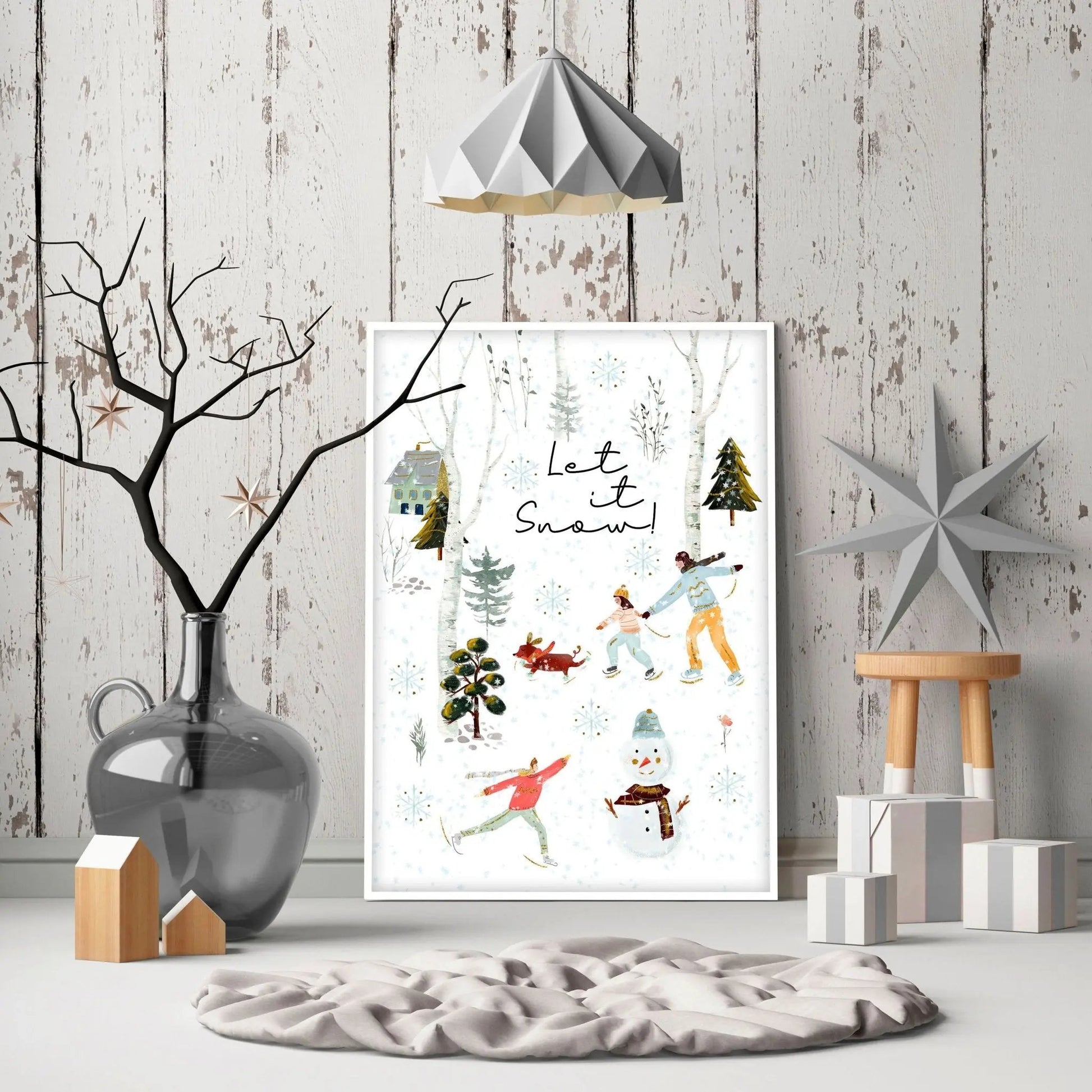 Christmas decor indoor wall art print About Wall Art
