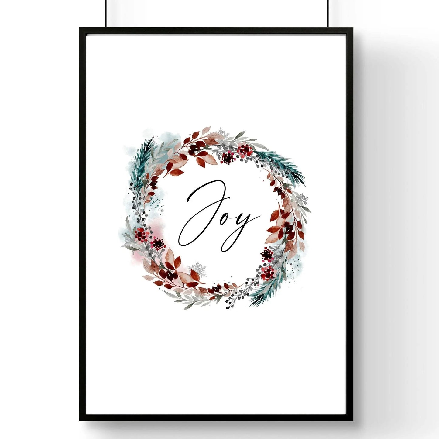 Christmas decor joy | wall art print About Wall Art