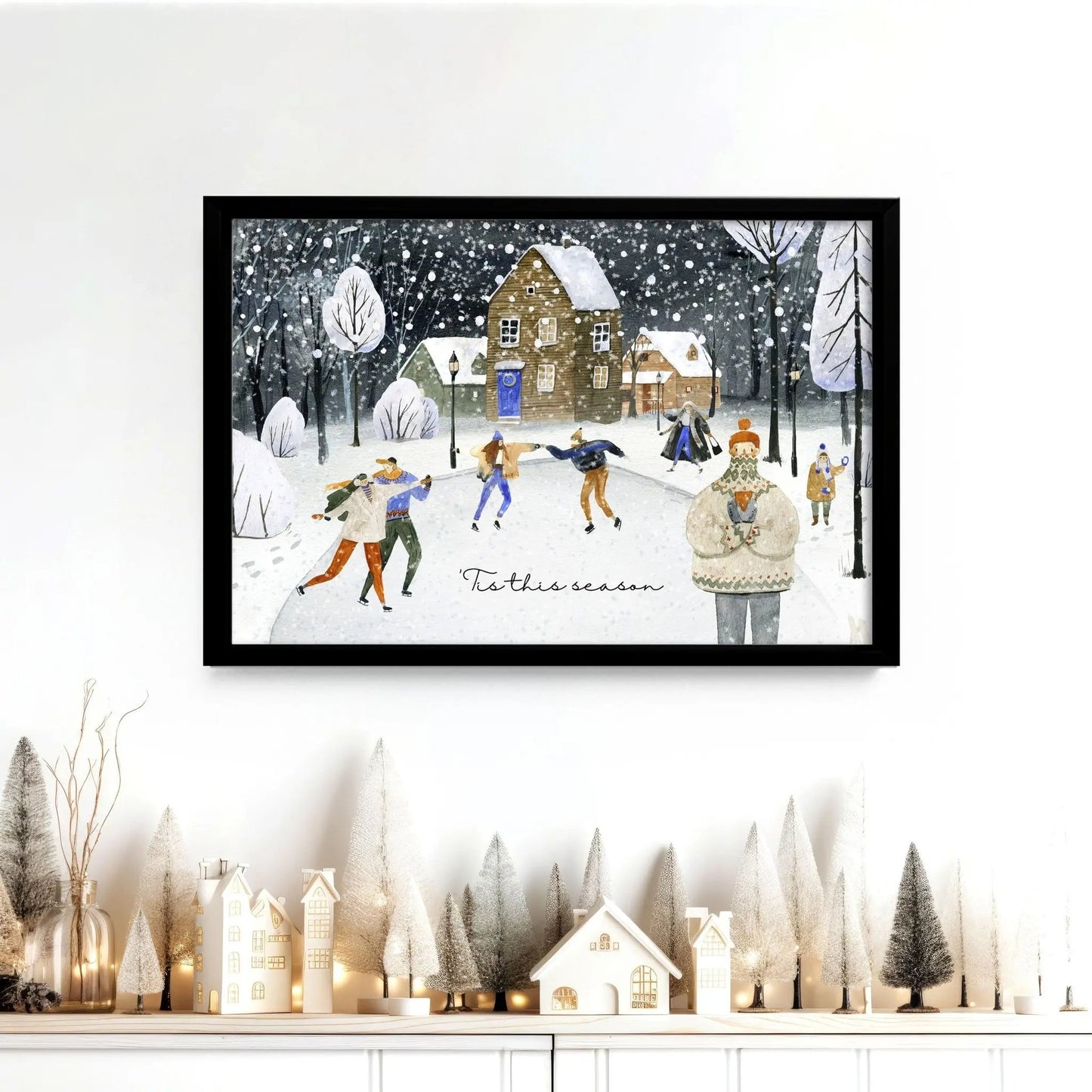 Christmas decor for living room | Wall art print About Wall Art