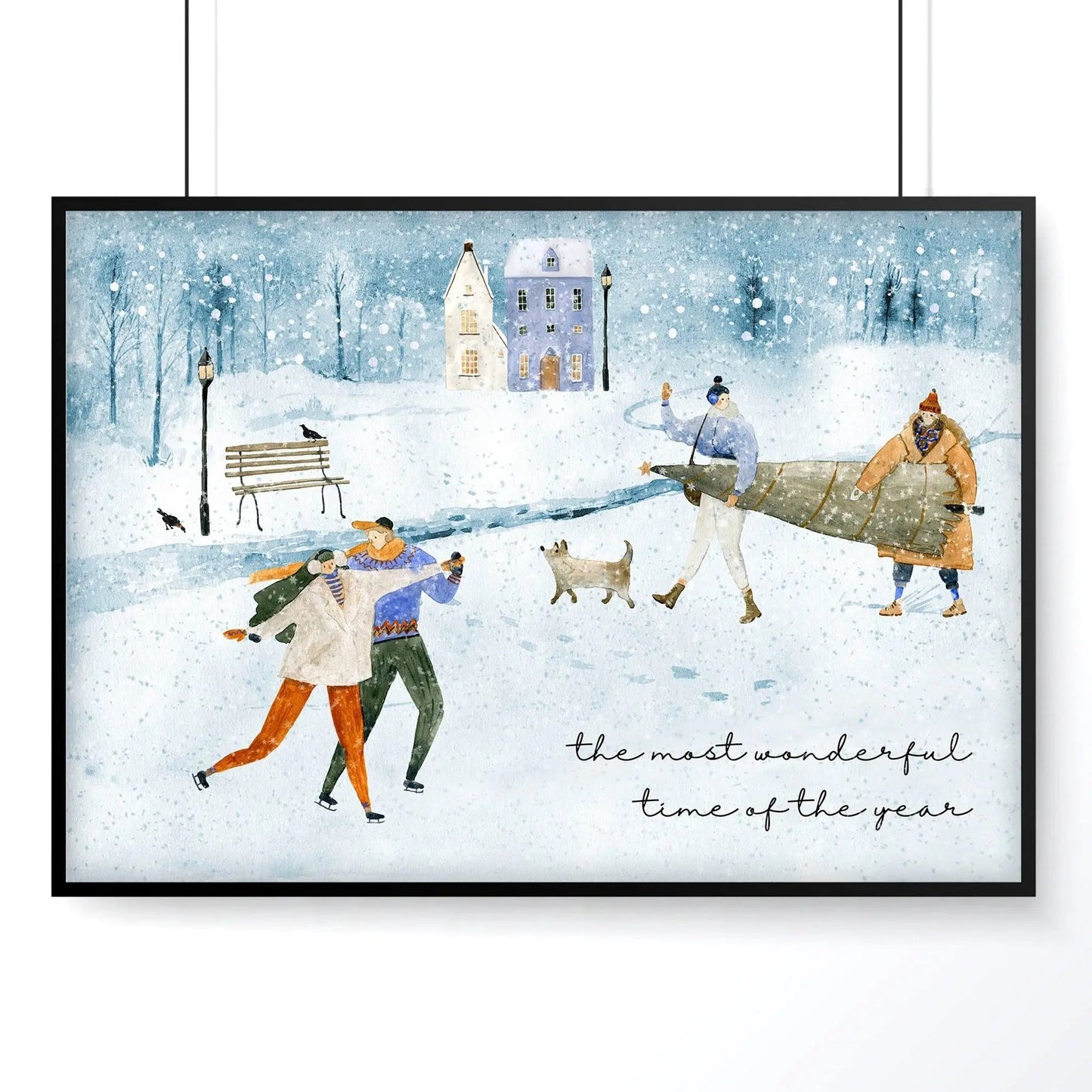 Christmas decor wall art print About Wall Art