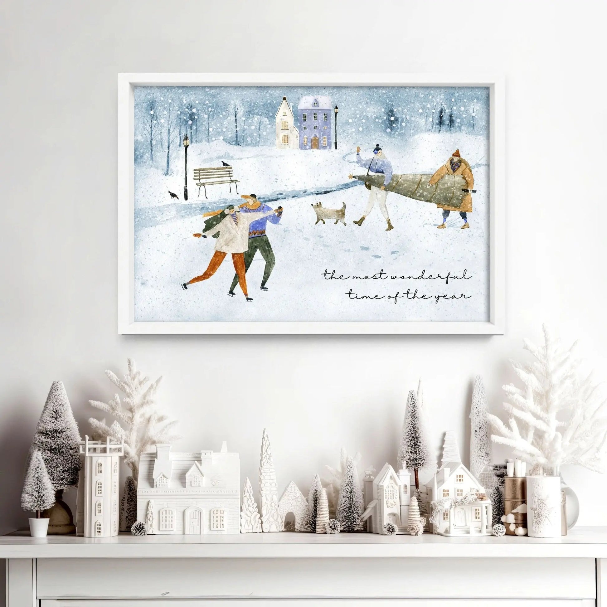 Christmas decor wall art print About Wall Art