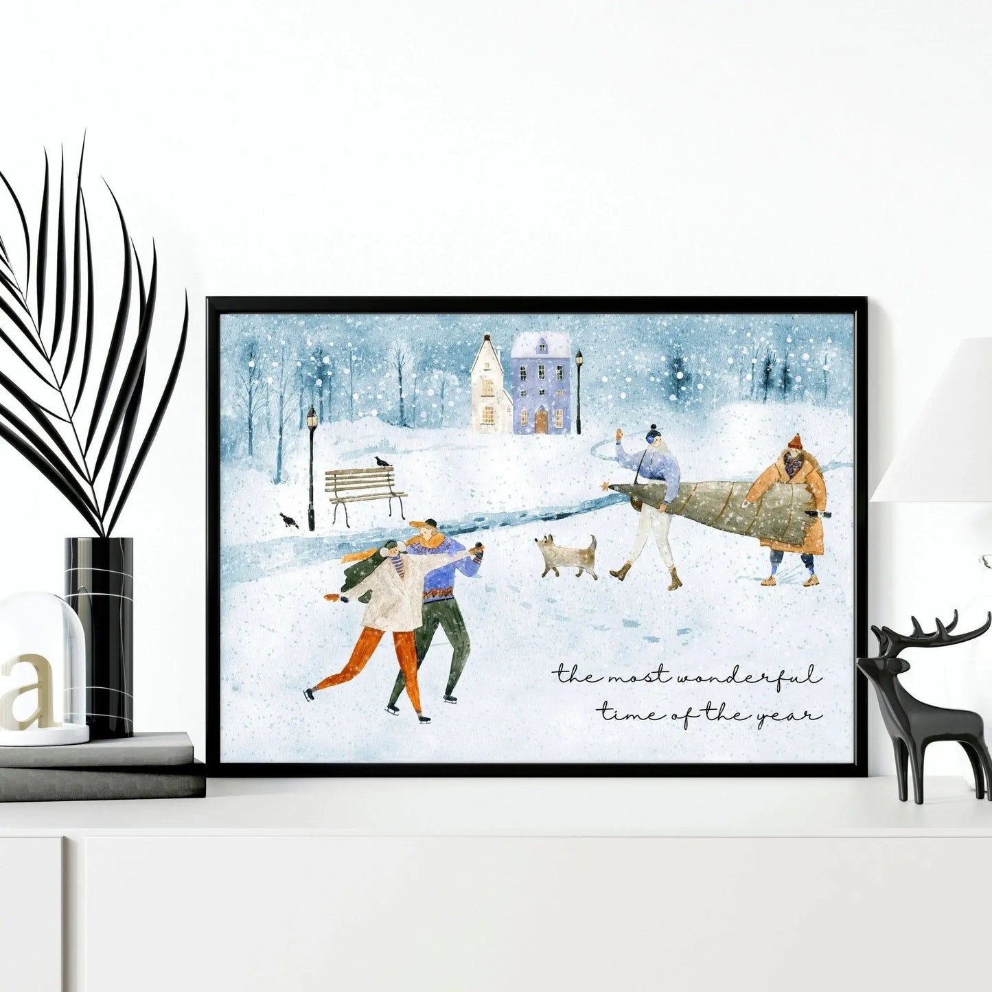 Christmas decor wall art print About Wall Art