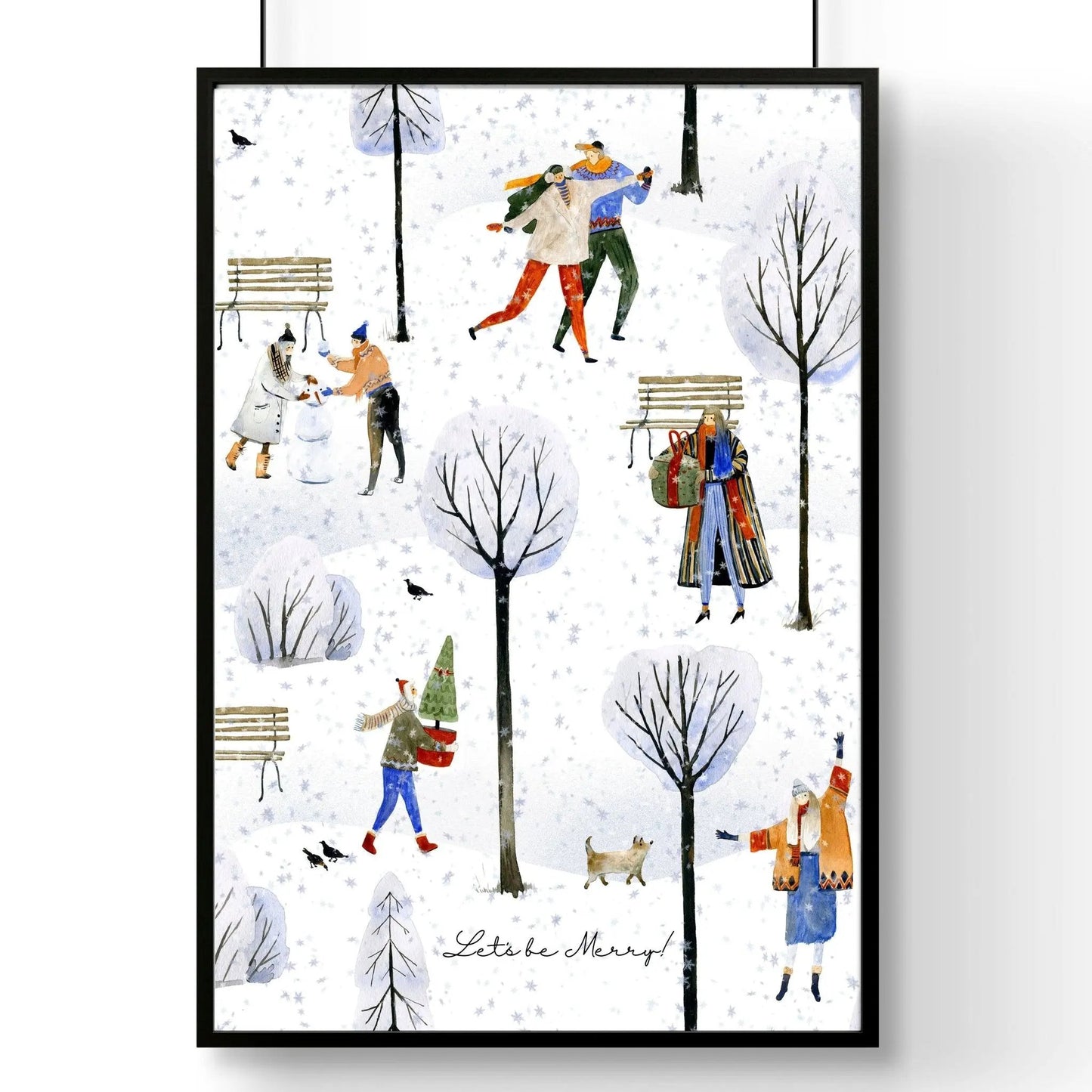 Christmas decorations wall art print About Wall Art