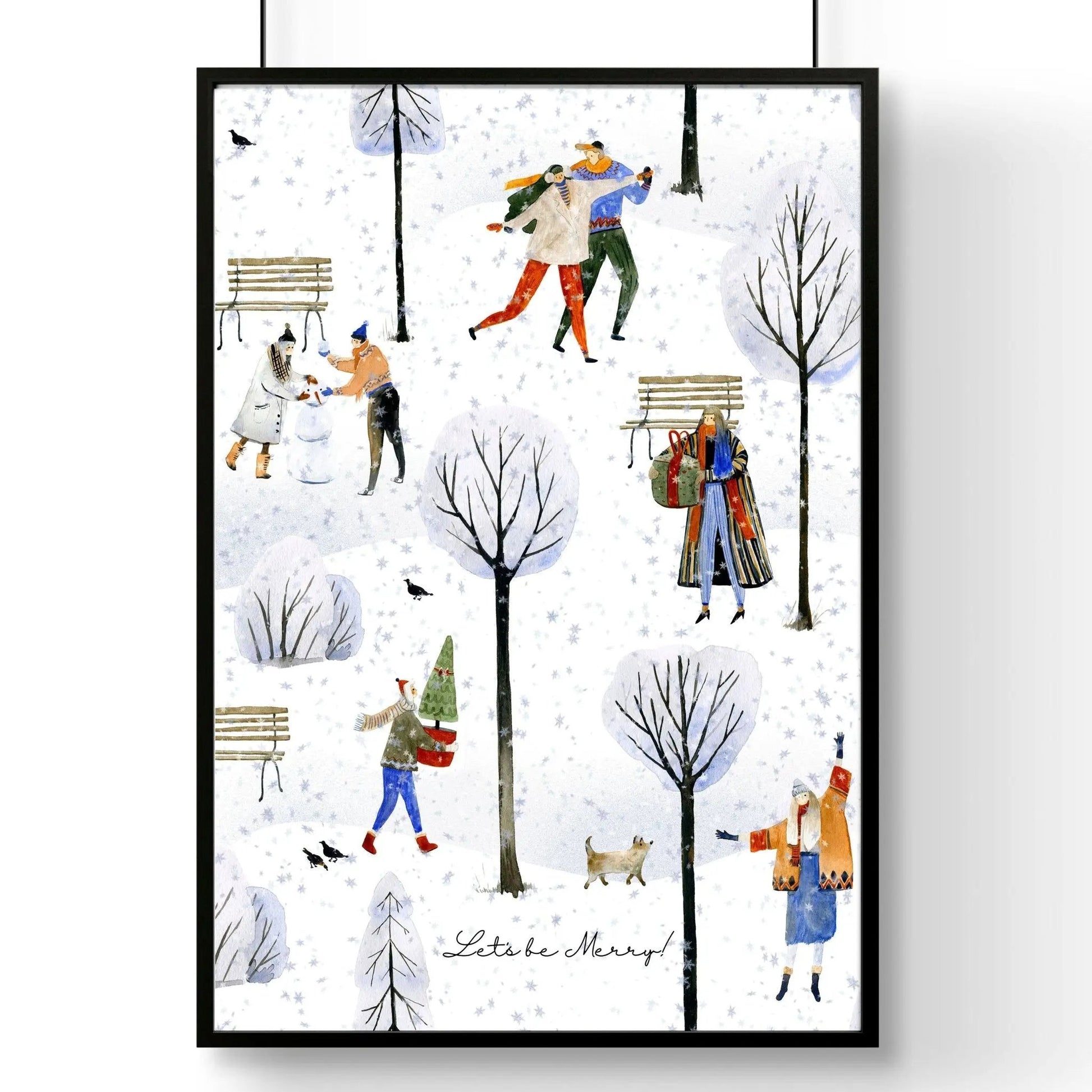 Christmas decorations wall art print About Wall Art