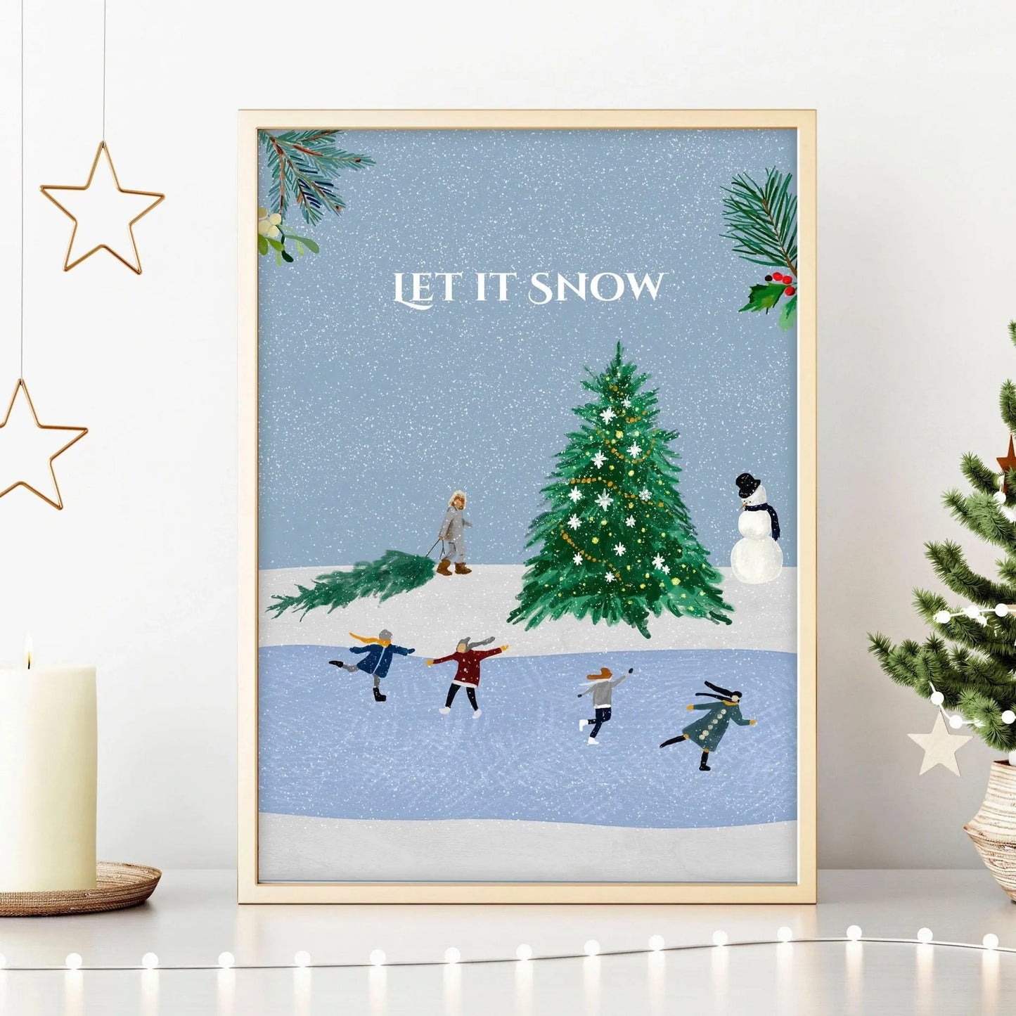 Art of Christmas | unique art print About Wall Art