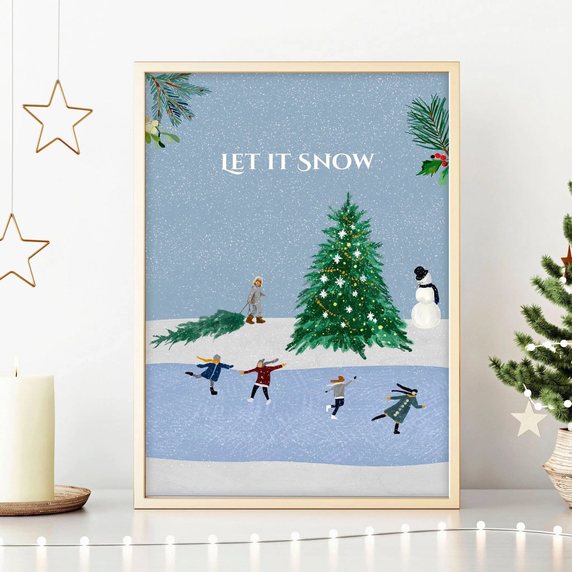 Art of Christmas | unique art print About Wall Art