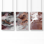 Contemporary Wall Art Decor | set of 3 framed wall art prints