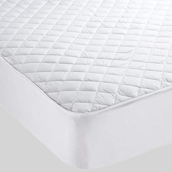 Egyptian Cotton Quilted Waterproof Mattress Protector Extra Deep Hypoallergenic Breathable All Sizes Classic White by OLIVIA ROCCO
