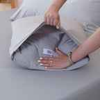 Ella Cotton - Dove Grey Pillowcases Pair