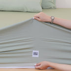 Ella Cotton - Sage Green Fitted Sheet