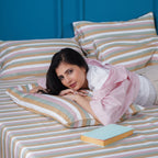 Ella Cotton - Serene Stripe Pillowcases Pair