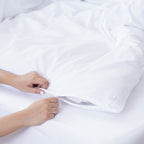 Ella Cotton - White Duvet Cover
