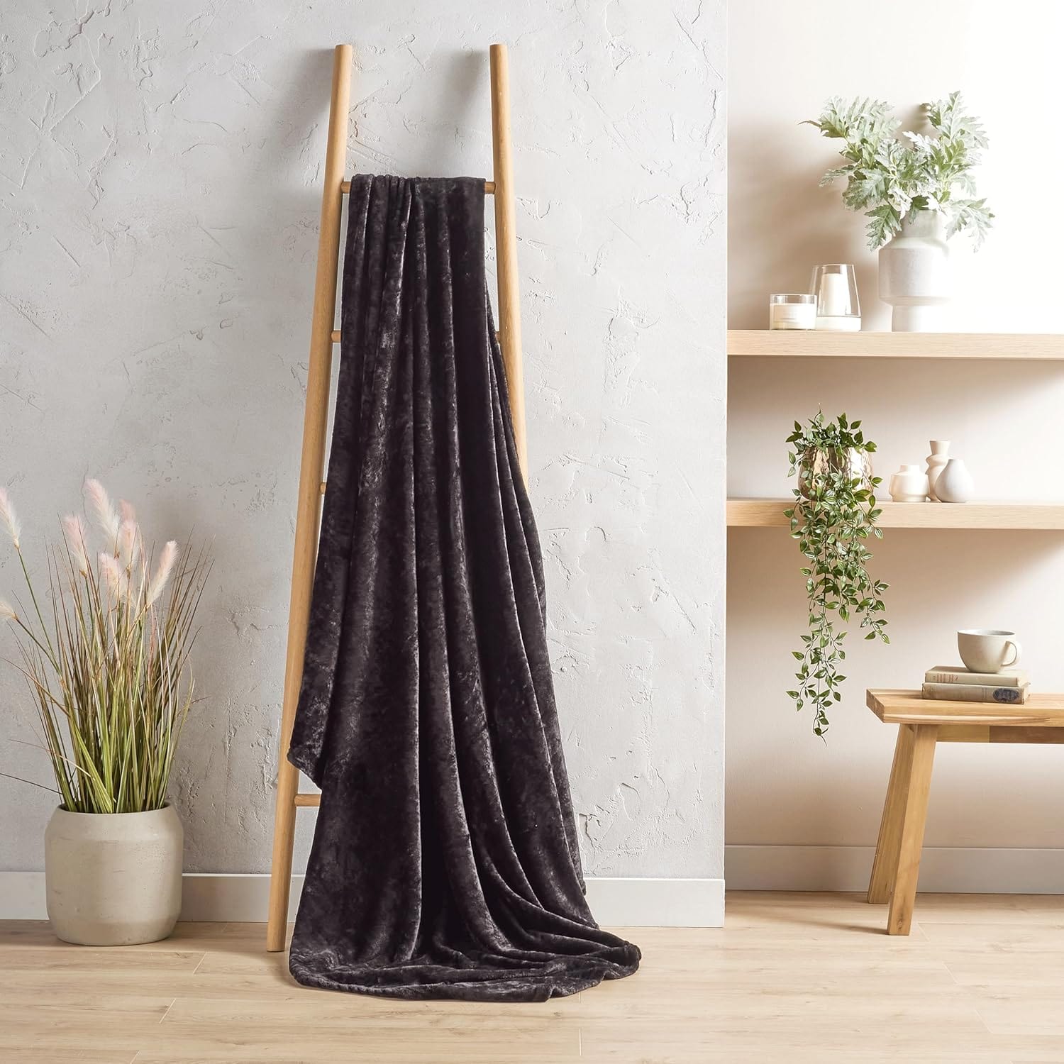 Flannel Ultra Soft Fleece Throw Blanket Super Warm Plush Lightweight All-Season Comfort for Bed Sofa Couch Chair Multiple Sizes and Colors by OLIVIA ROCCO