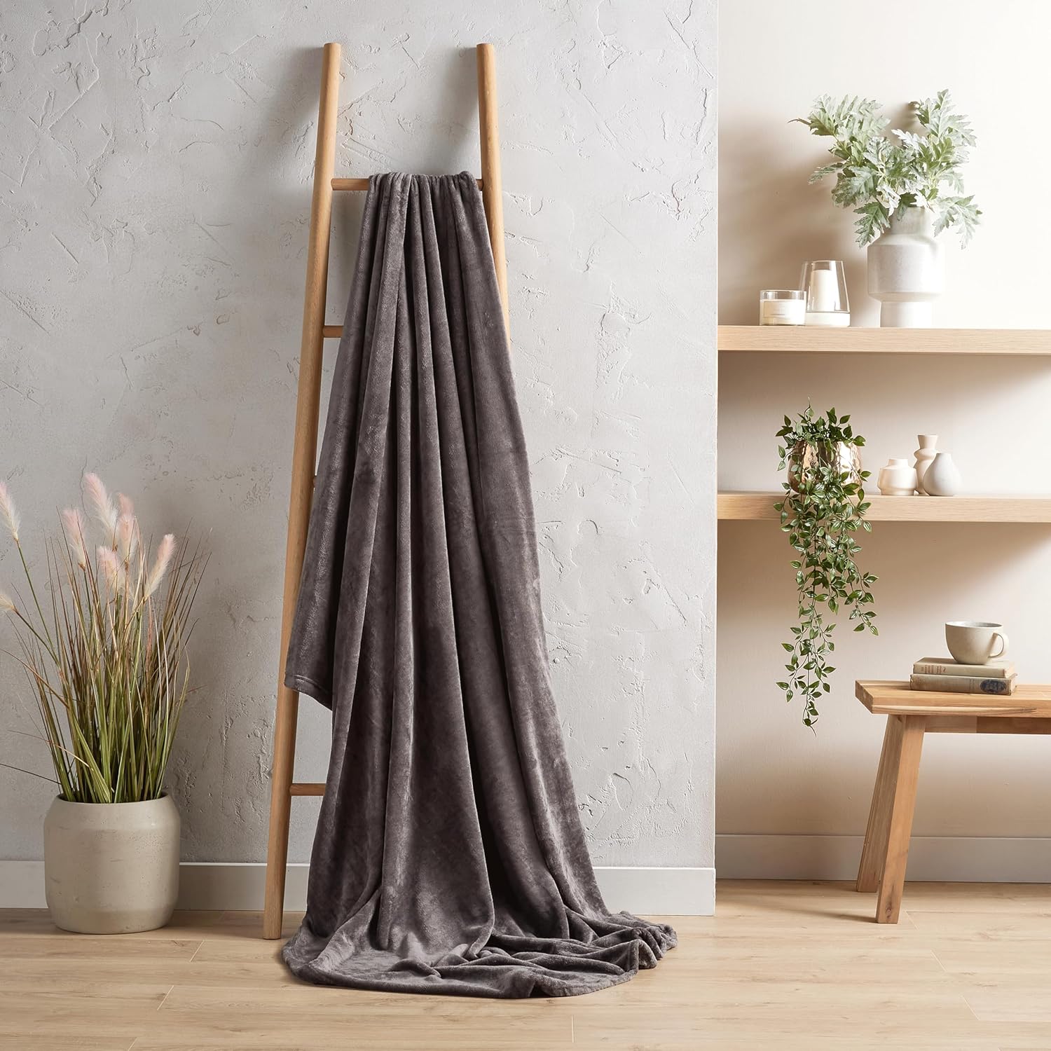 Flannel Ultra Soft Fleece Throw Blanket Super Warm Plush Lightweight All-Season Comfort for Bed Sofa Couch Chair Multiple Sizes and Colors by OLIVIA ROCCO