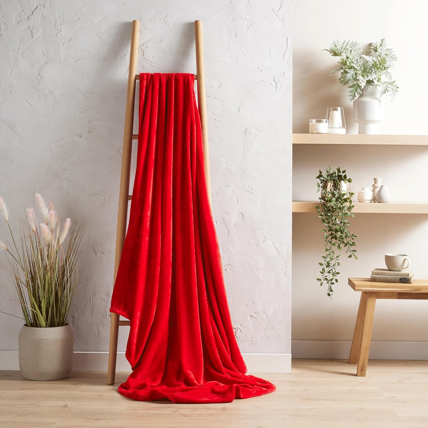 Flannel Ultra Soft Fleece Throw Blanket Super Warm Plush Lightweight All-Season Comfort for Bed Sofa Couch Chair Multiple Sizes and Colors by OLIVIA ROCCO