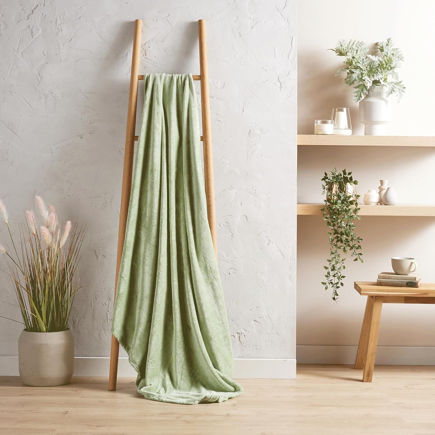 Flannel Ultra Soft Fleece Throw Blanket Super Warm Plush Lightweight All-Season Comfort for Bed Sofa Couch Chair Multiple Sizes and Colors by OLIVIA ROCCO