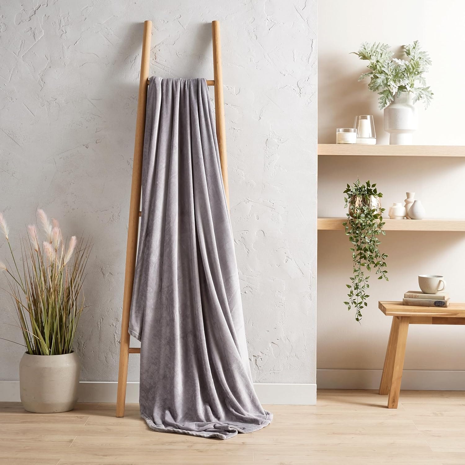 Flannel Ultra Soft Fleece Throw Blanket Super Warm Plush Lightweight All-Season Comfort for Bed Sofa Couch Chair Multiple Sizes and Colors by OLIVIA ROCCO