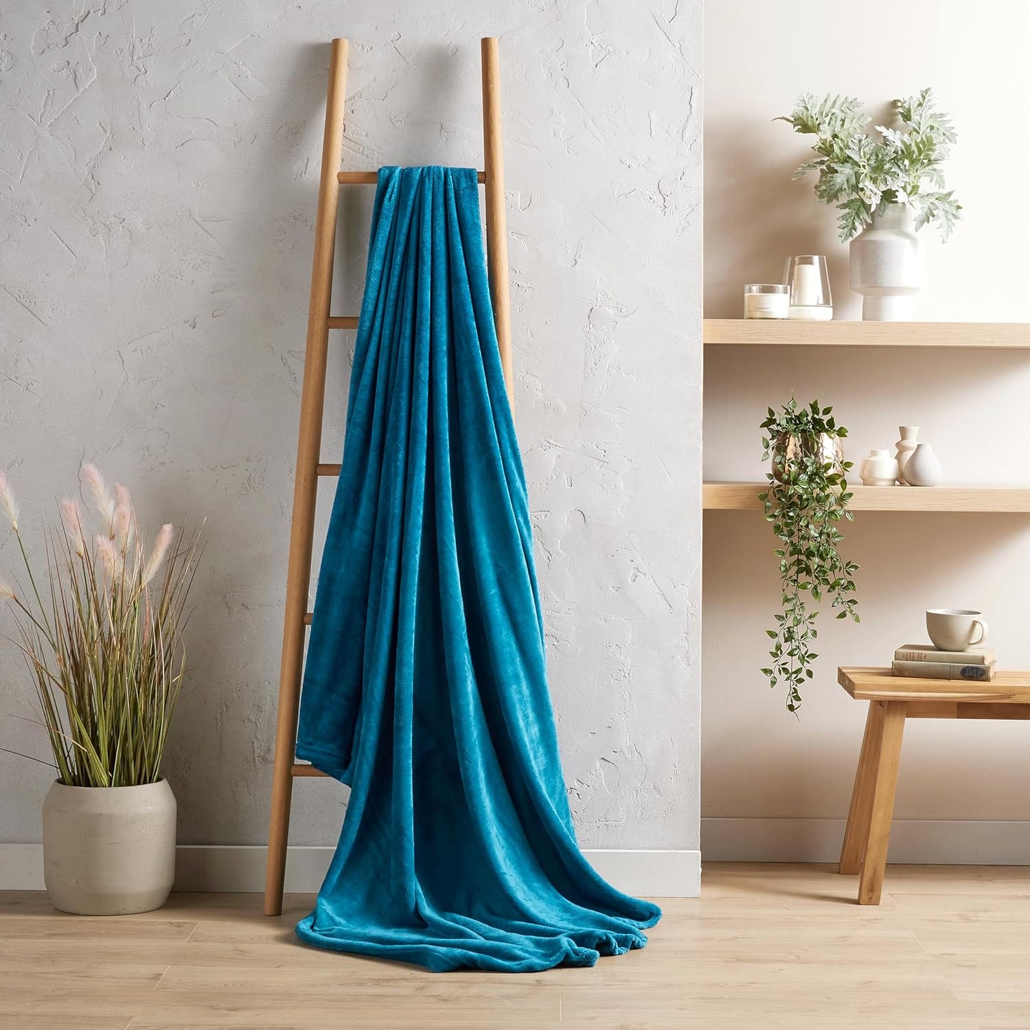 Flannel Ultra Soft Fleece Throw Blanket Super Warm Plush Lightweight All-Season Comfort for Bed Sofa Couch Chair Multiple Sizes and Colors by OLIVIA ROCCO