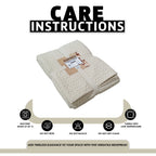 Florian Checked Throw Blanket Natural Bedspread for Sofas Armchairs Sofa Settee Couch Beds & Couches by OLIVIA ROCCO