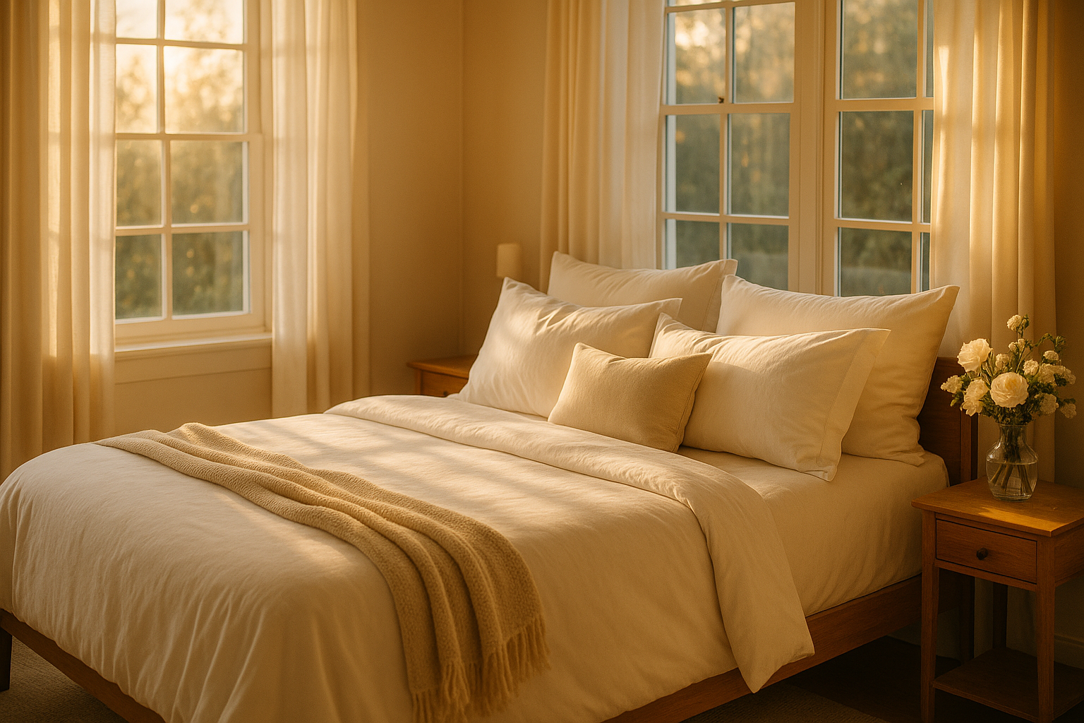 Golden Hour Bedroom Hero