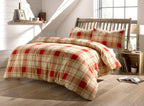 Highland Tartan Luxurious Duvet Set Super Soft Brushed Cotton Flannel Bedding OEKO-TEX Certified Elegant Quilt Cover for Master Suite or Guest Room by OLIVIA ROCCO