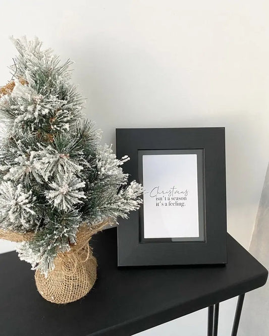 Christmas isn't a season it's a feeling Seasonal Wall Home Decor Print WinsterCreations™ Official Store